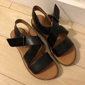 Franco Sarto Black Sandals